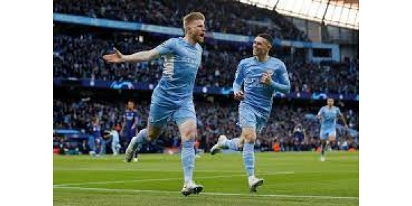 Victoire en demi-finale aller de la Ligue des champions de Manchester City